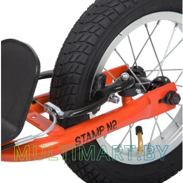 Самокат Novatrack Stamp N2 12STAMPN2.OR20 (оранжевый, 2020) картинка 6